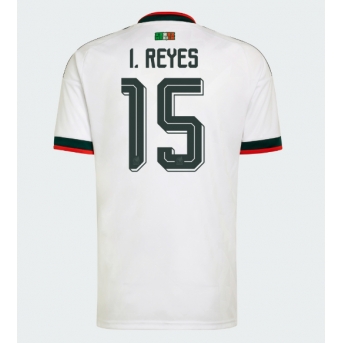Billige Fotballdrakt Mexico Israel Reyes #15 Replika Bortedrakt VM 2026 Kortermet